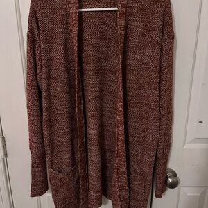 SO Target Brand XL Women's Brown and Cream Cowl Neck Sweater